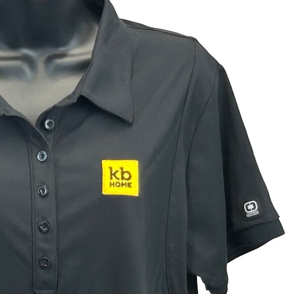 KB Home Polo T Shirt Womens XL X-Large Black OGIO Employee Uniform Embroidered - Picture 1 of 6